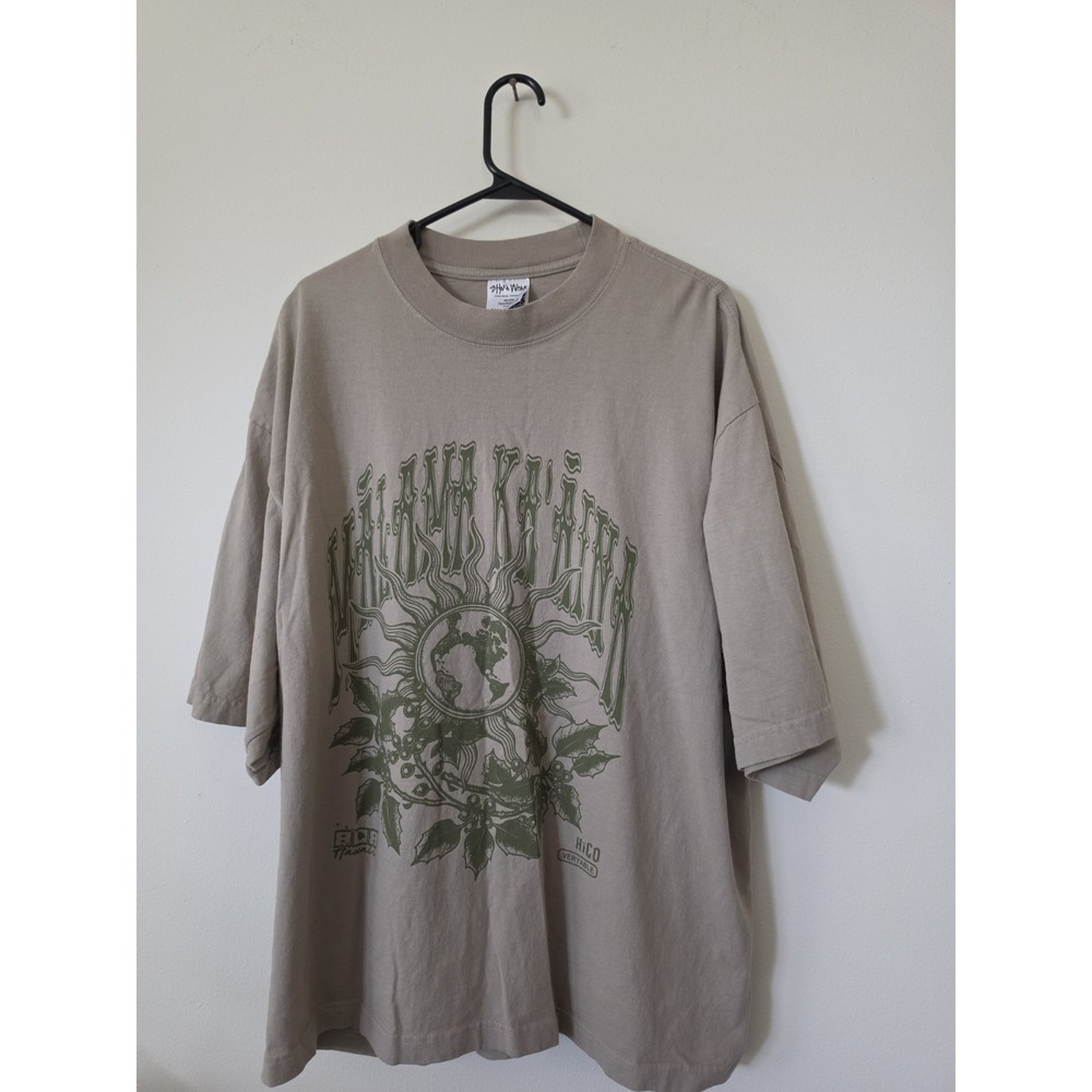 Shaka Wear Men's T-Shirt 100% Cotton Size Large Malama Hawaii